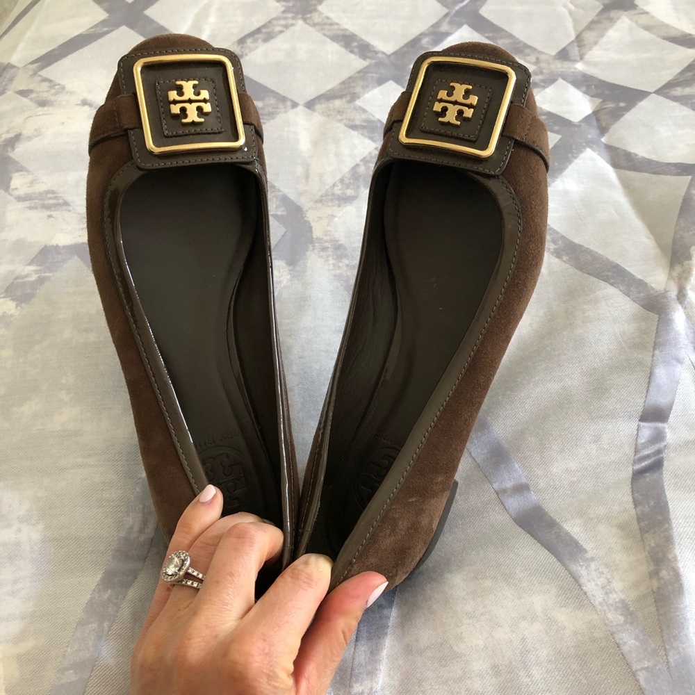 Brown Julian Tory Burch flats